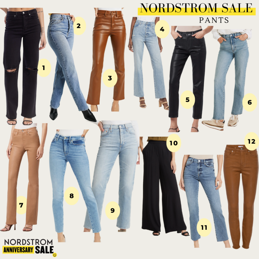 Nordstrom Anniversary sale pant picks by Lauren Erro