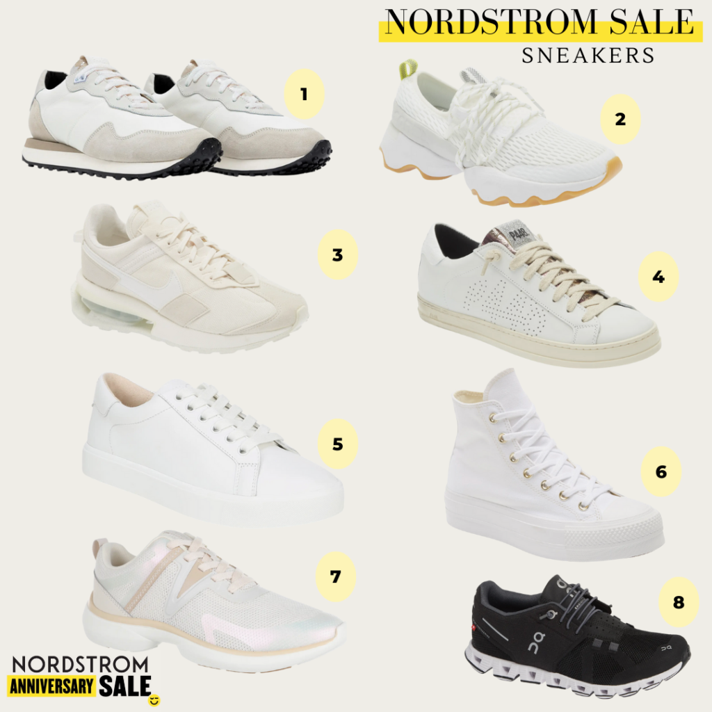 Nordstrom Anniversary sale sneaker picks by Lauren Erro