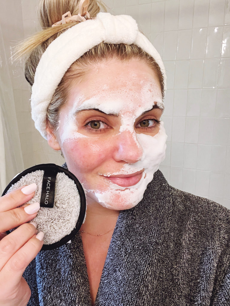 Malin + Goetz Detox Face Mask removal