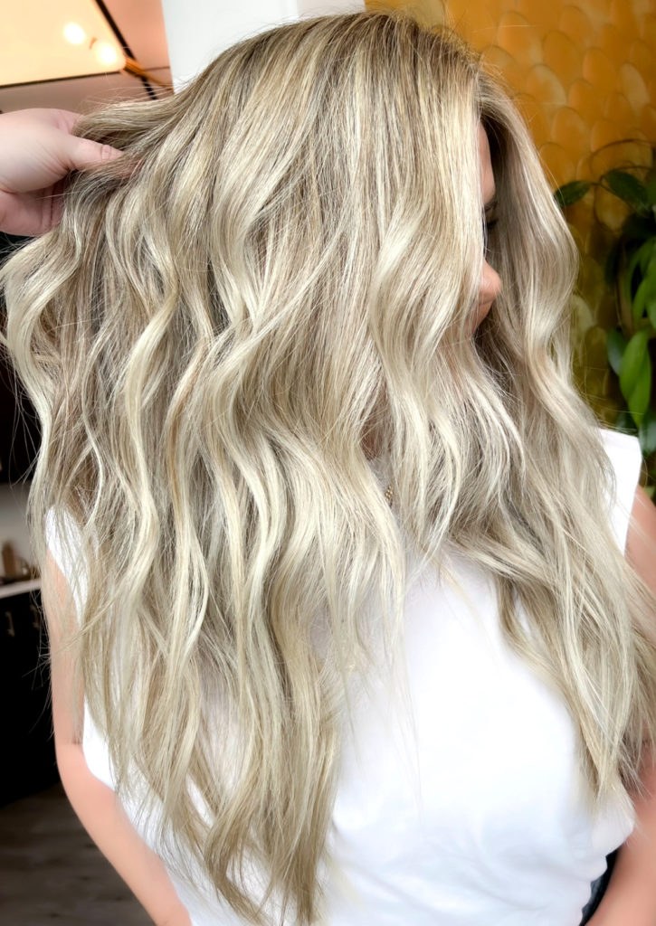 Lauen erro blonde healthy hair