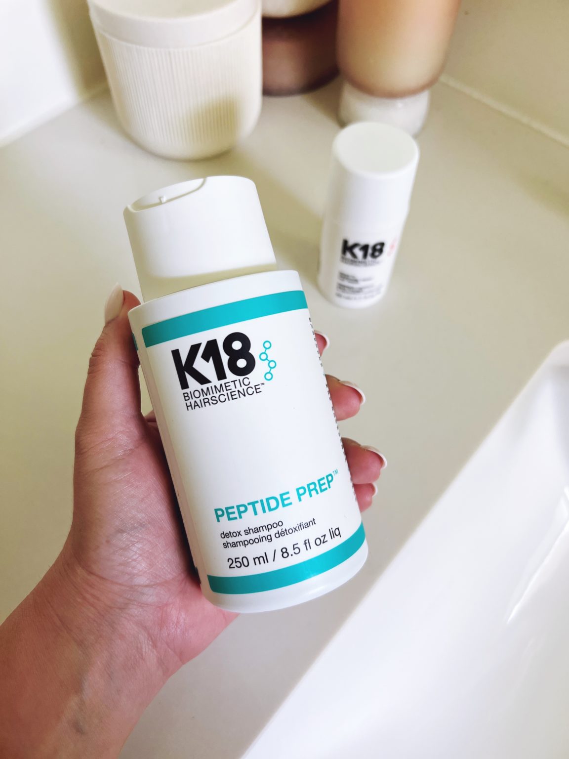 Review of the K18 Peptide Prep Detox Shampoo Lauren Erro