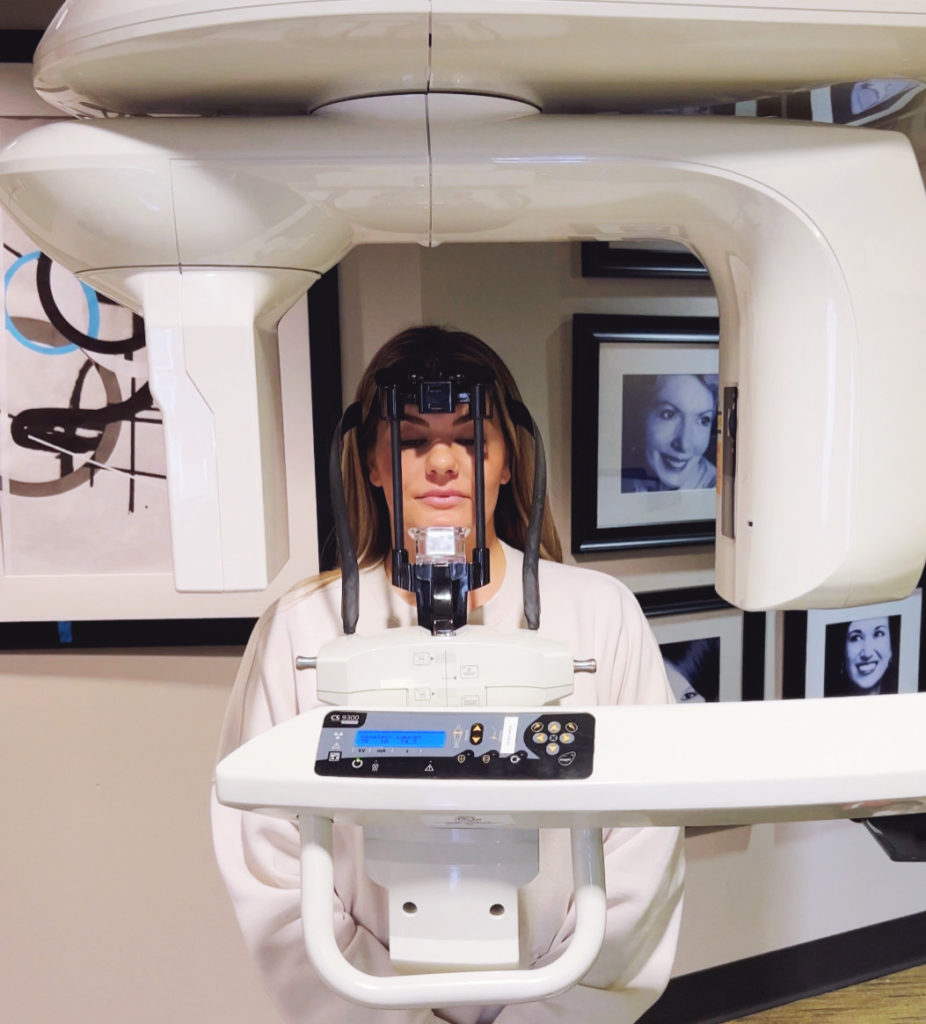 Cone-beam computed tomography (CBCT) scan