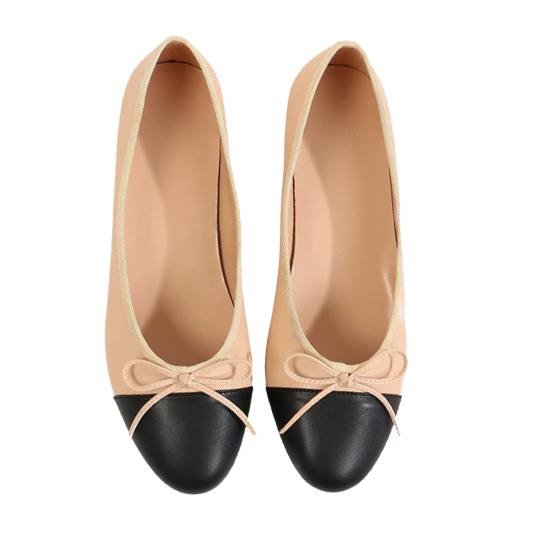 DH Gate designer Chanel inspired shoe. Ballet flat dupe.