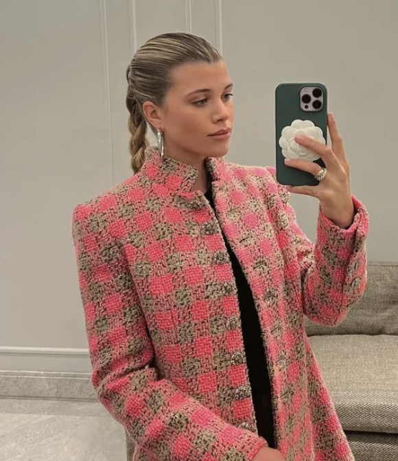 Sofia Richie High ponytail braid