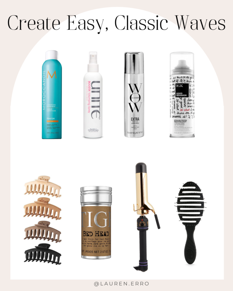 hair products for creating curls and classic waves