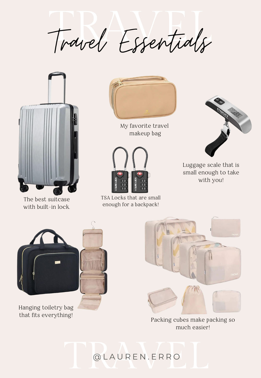 The Ultimate Packing Guide: 29 Must Have Travel Essentials · Le Travel Style