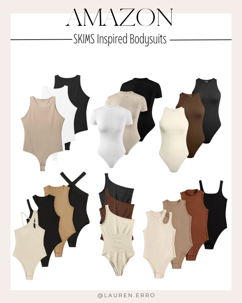 skims inspired bodysuit dupe