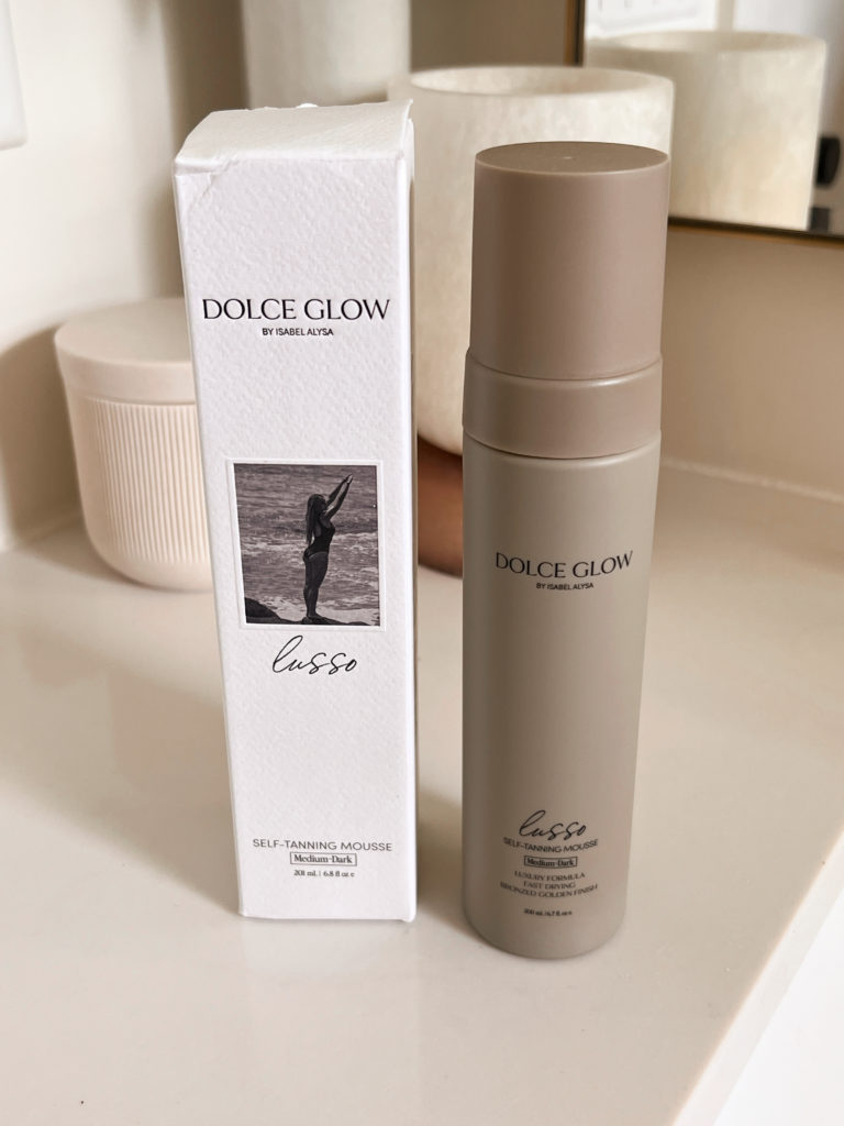 Dolce Glow Self Tanner Review- Lusso Self Tanning Mousse