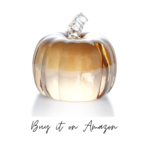 glass pumpkin