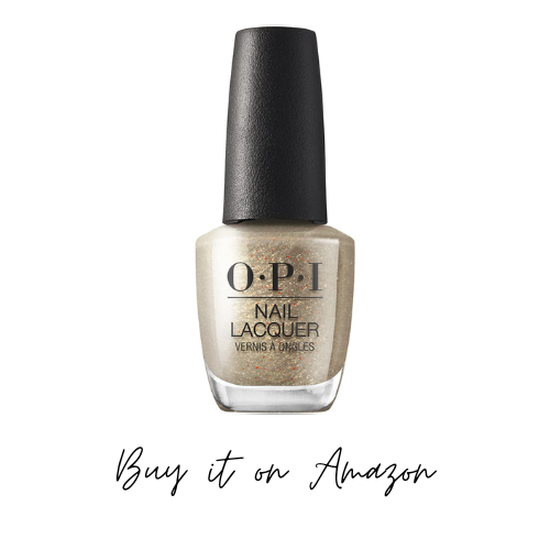 gold opi nail polish holiday nail ideas