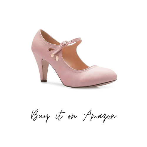 pink mary jane heels