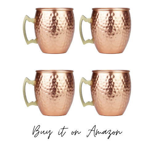 hammered copper mugs