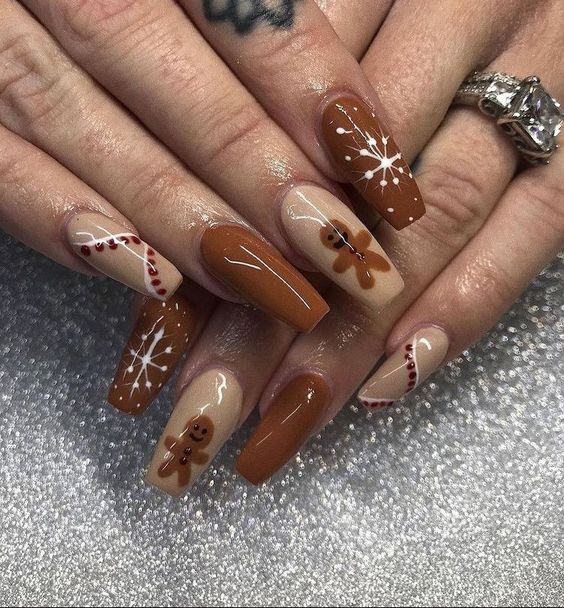 gingerbread nails