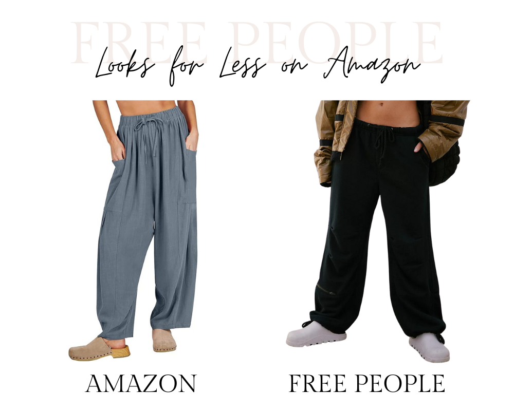 Free People Pants Dupe on amzon