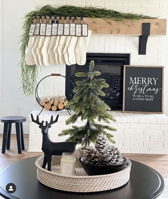 Christmas living room decor / decorations