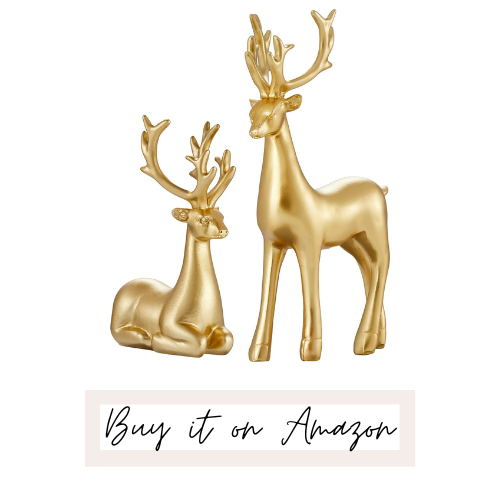 Gold Reindeer