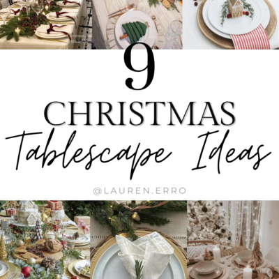 9 Christmas Tablescape Ideas for 2023
