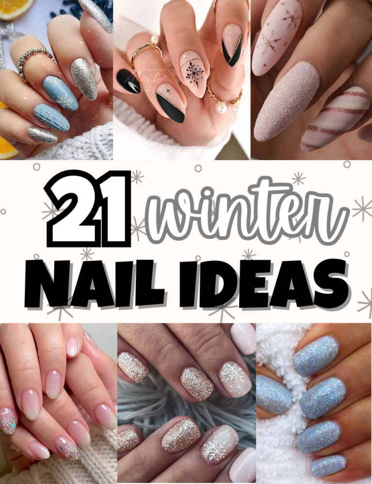 21 Winter Nail Ideas for 2023-2024 - Lauren Erro