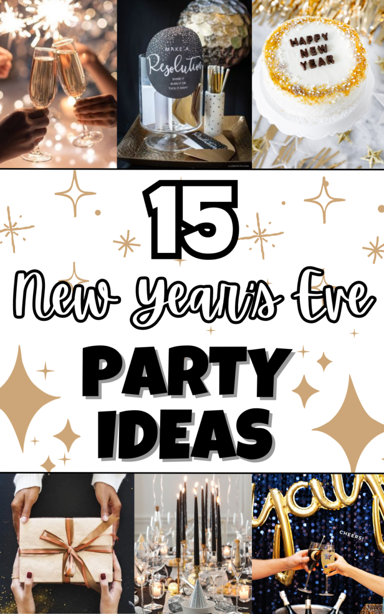 15 Fun New Year’s Eve Party Ideas