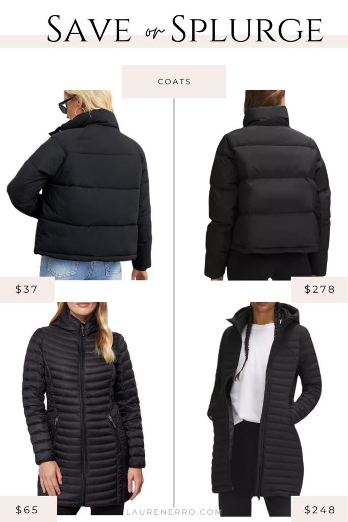 Winter Lululemon dupes - Coats