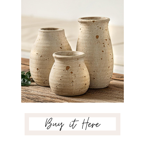 Ceramic Rustic Vase Set