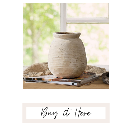 Ceramic Rustic Farmhouse Vase