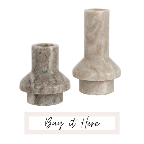 marble candle sticks