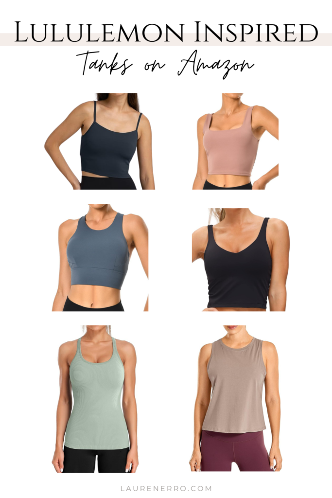 Lululemon Activewear Dupes - Tank Tops