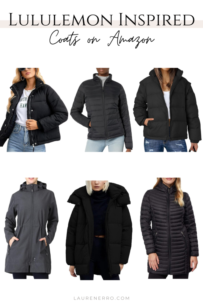 Winter Lululemon dupes - Coats