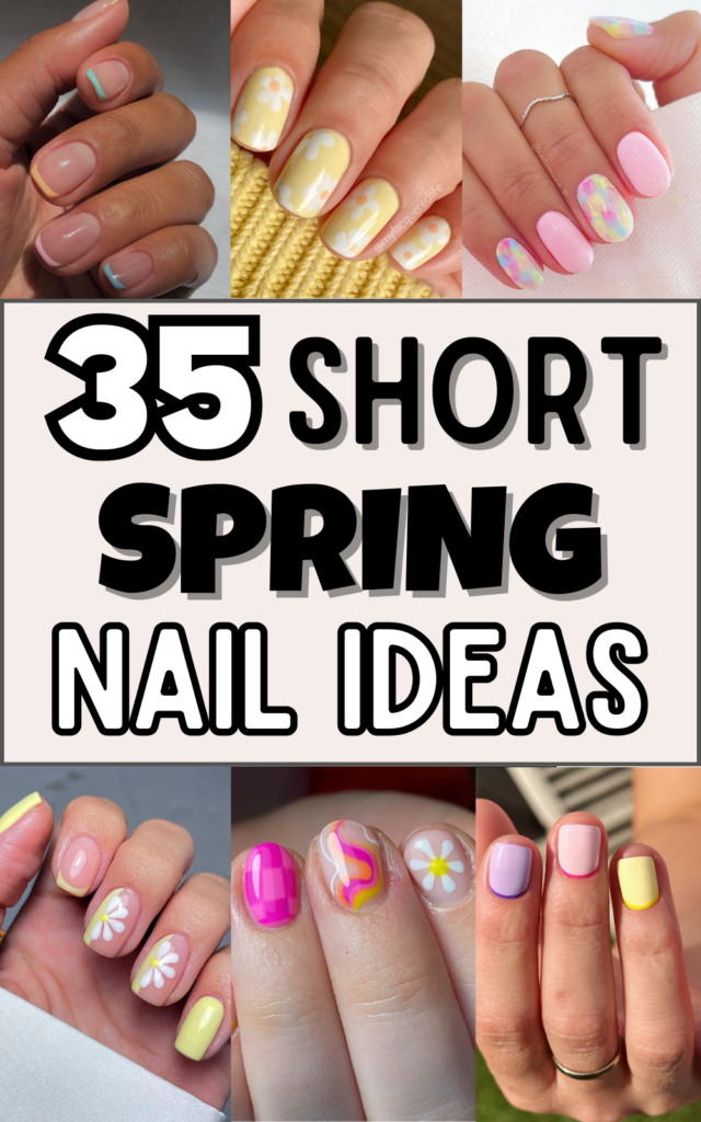 Adorable Short Spring Nail ideas