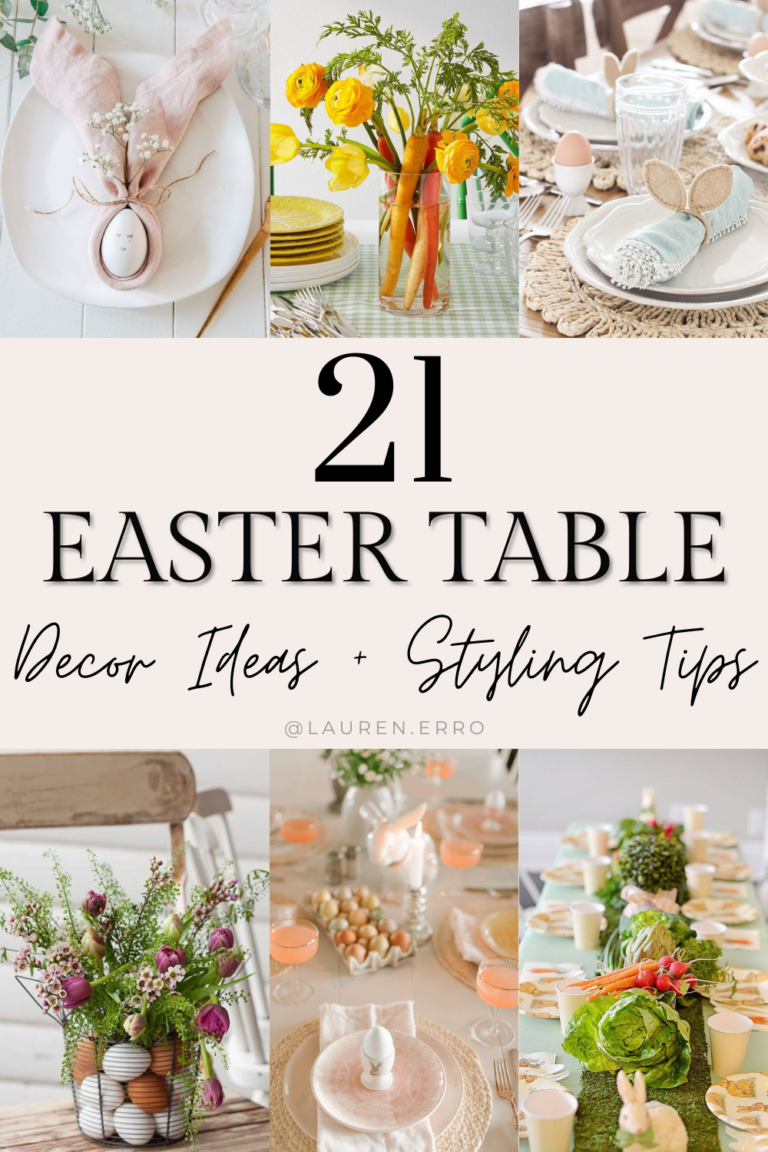 Easter Table Decor Ideas and Styling Tips