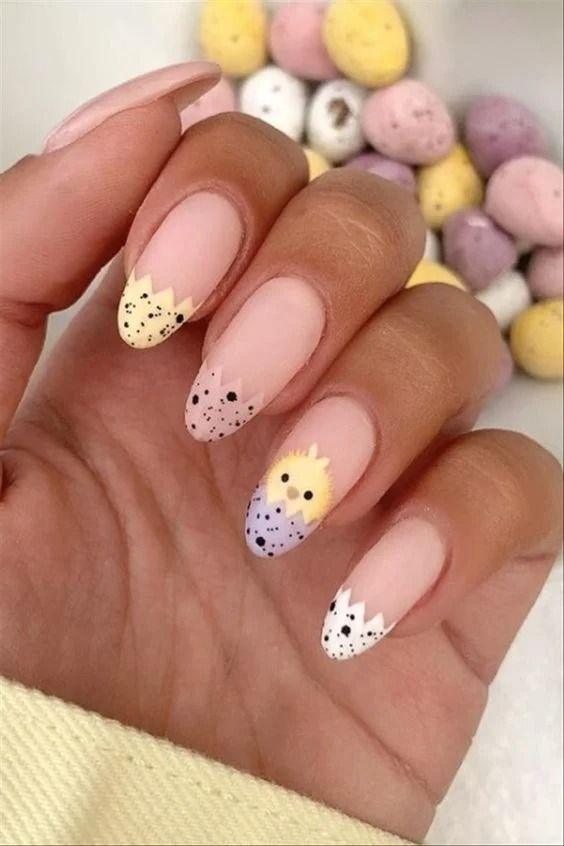 Cute and Colorful Easter Nail Design ideas