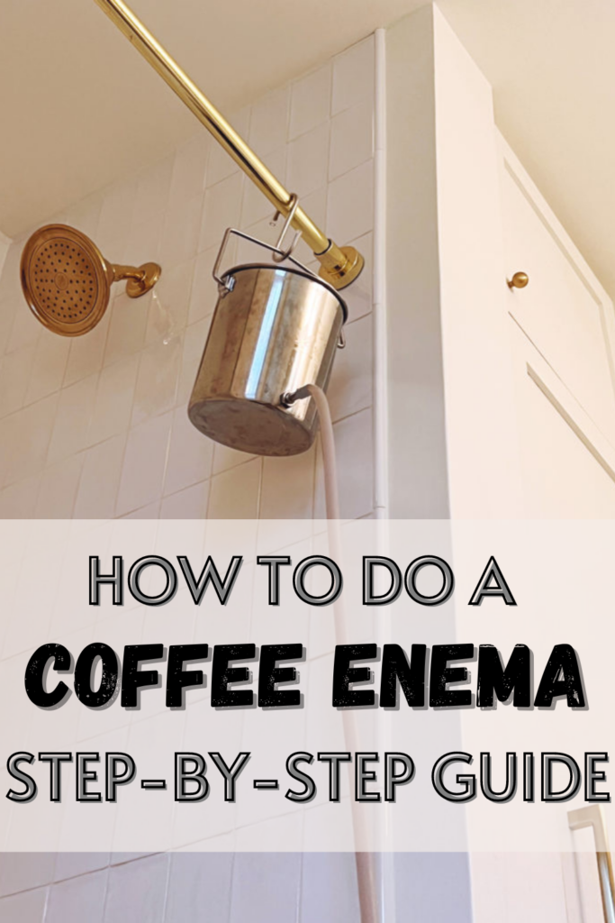 How to do a coffee enema
