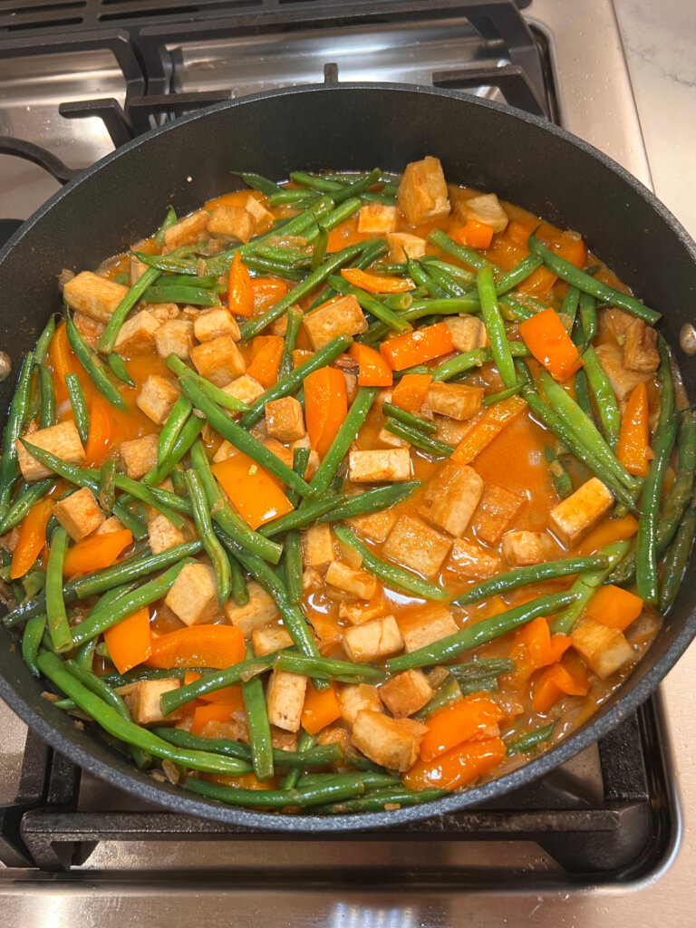 Vegan gluten free tofu curry