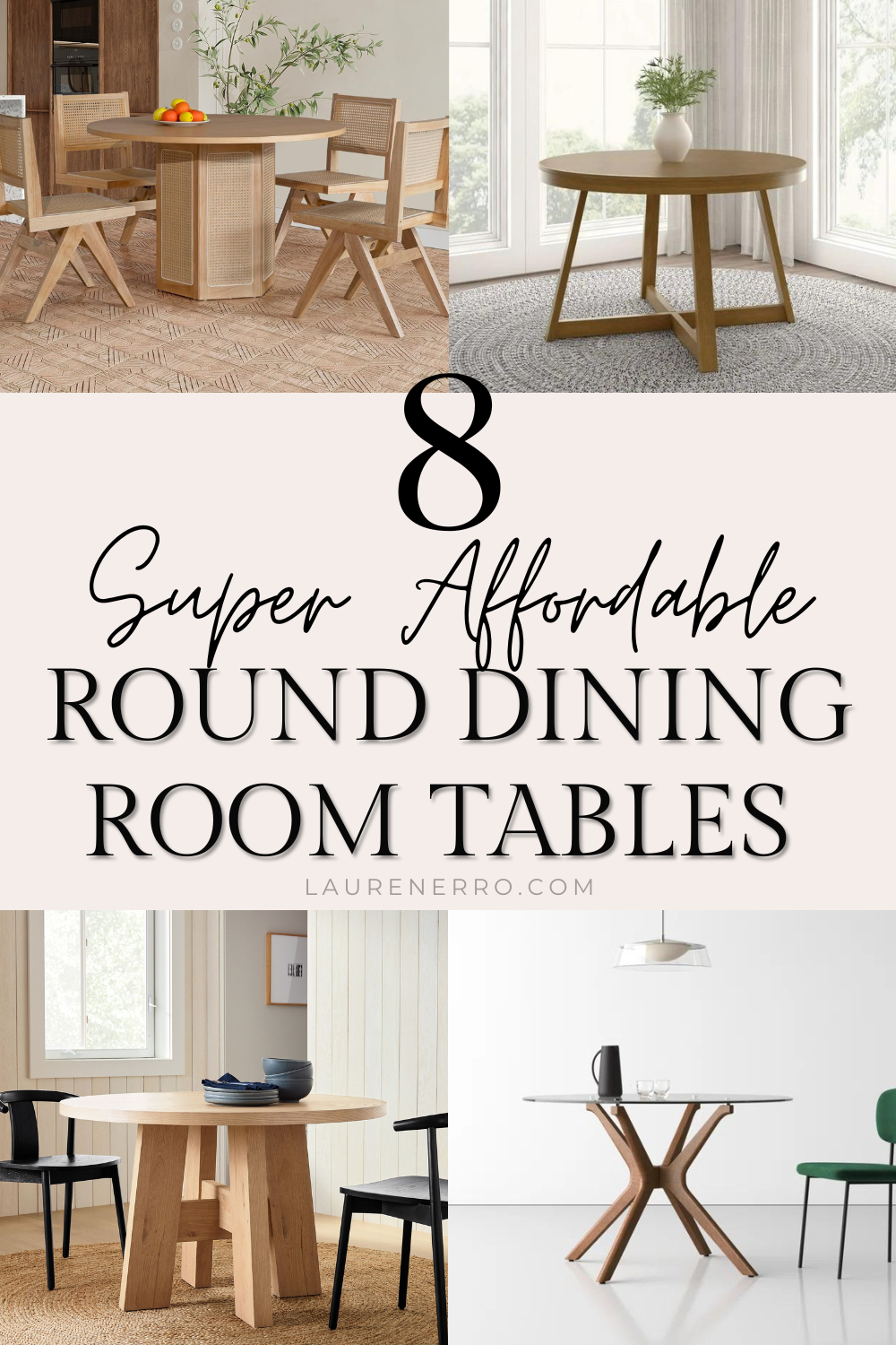 Amazing Round Dining Room Tables for Under $1000
