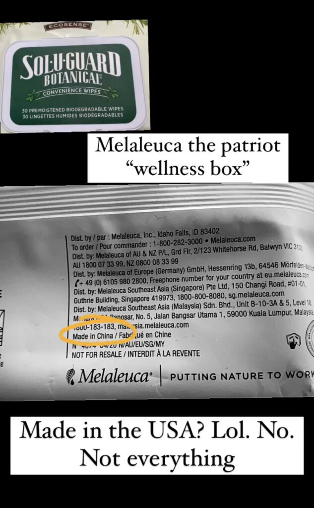 Is the wellness box all made in USA?