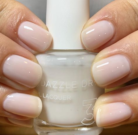 Dazzle Dry Milky Pink Nail Polish