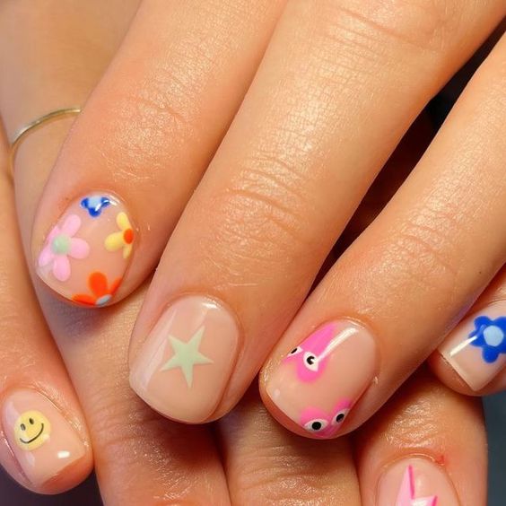 short summer nail designs