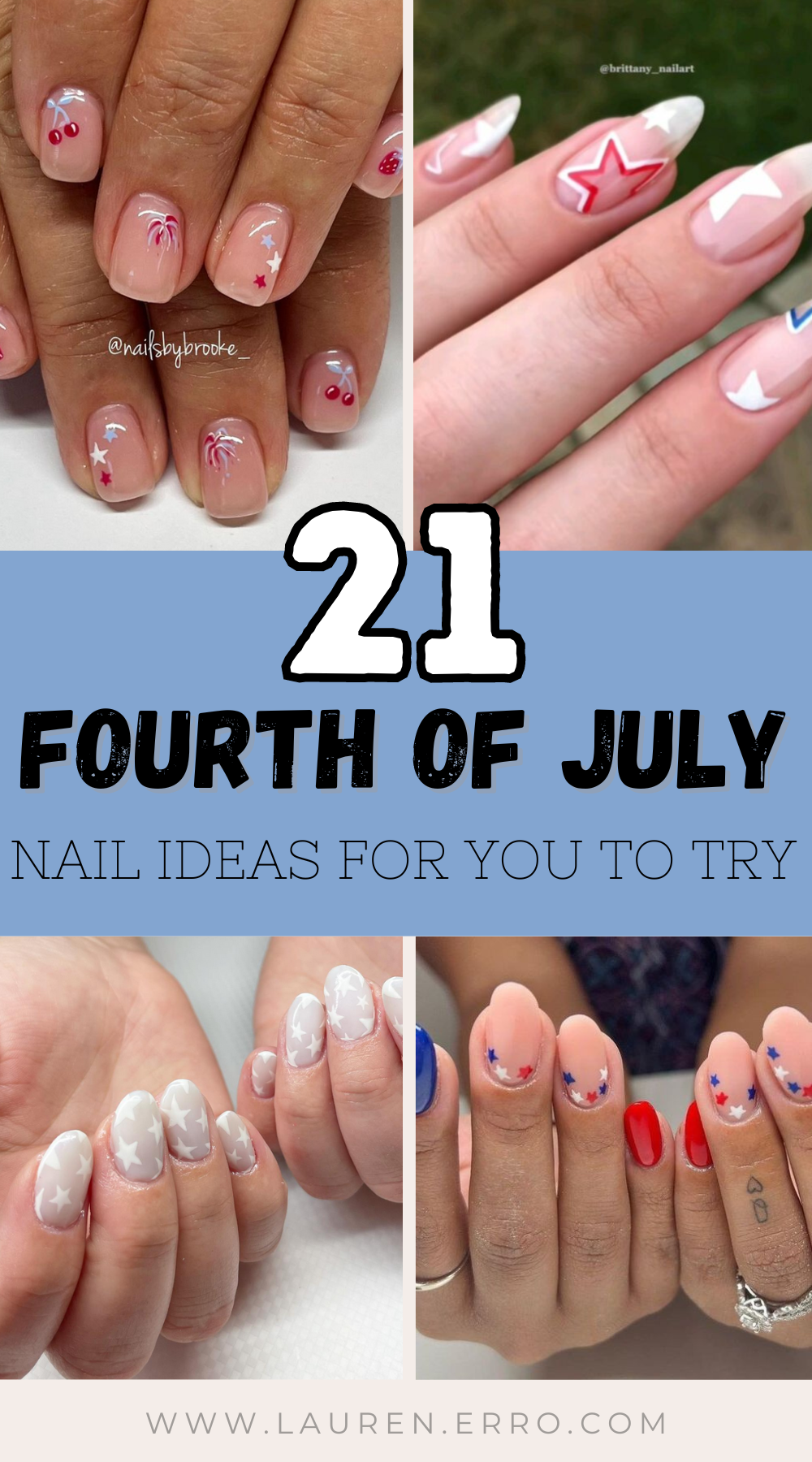 21 Patriotic 4th Of July Nail Ideas