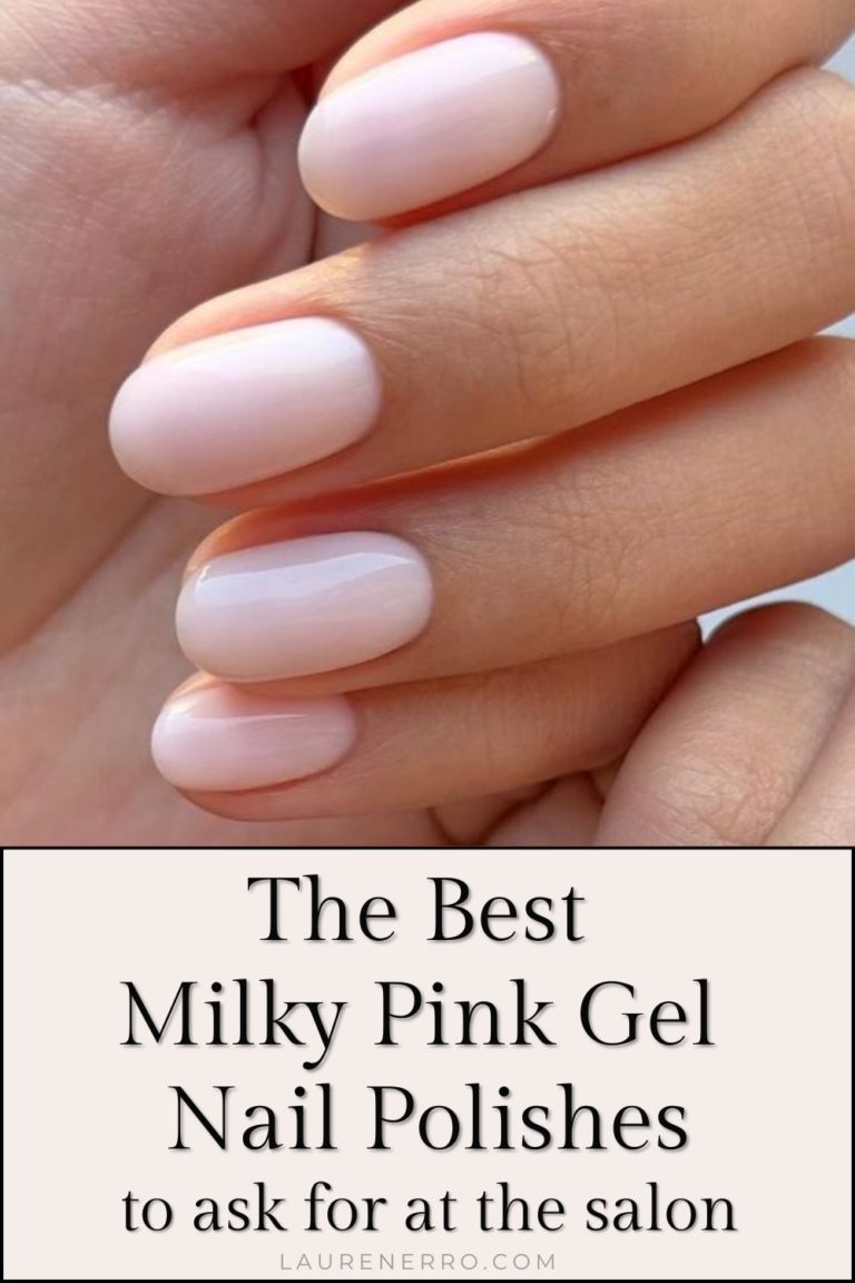 The Best Milky Pink Gel Polish Colors at the Nail Salon