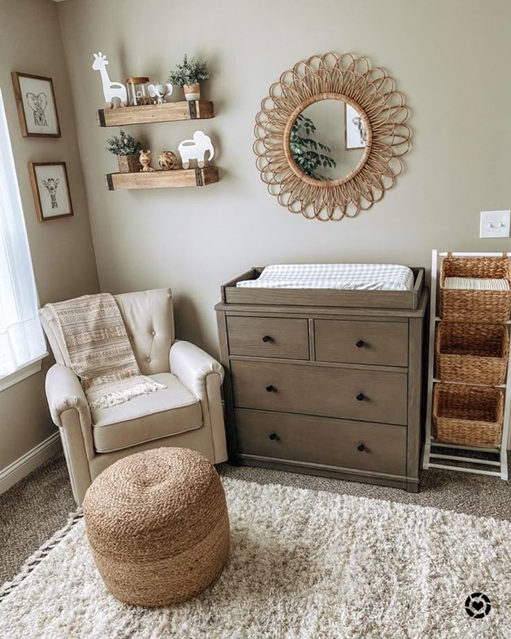 nursery ideas for baby boy - mirror