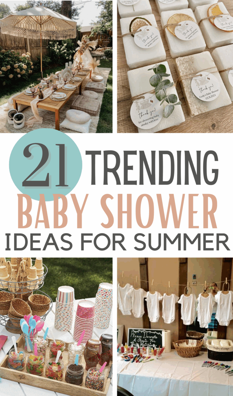 21 Fun & Fresh Ideas for a Summer Baby Shower