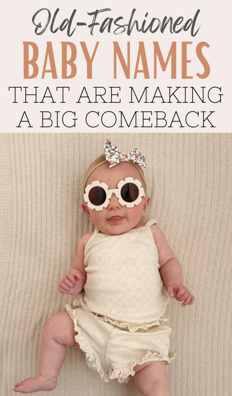 Charming Old-Fashioned Baby Names That are Making a Big Comeback