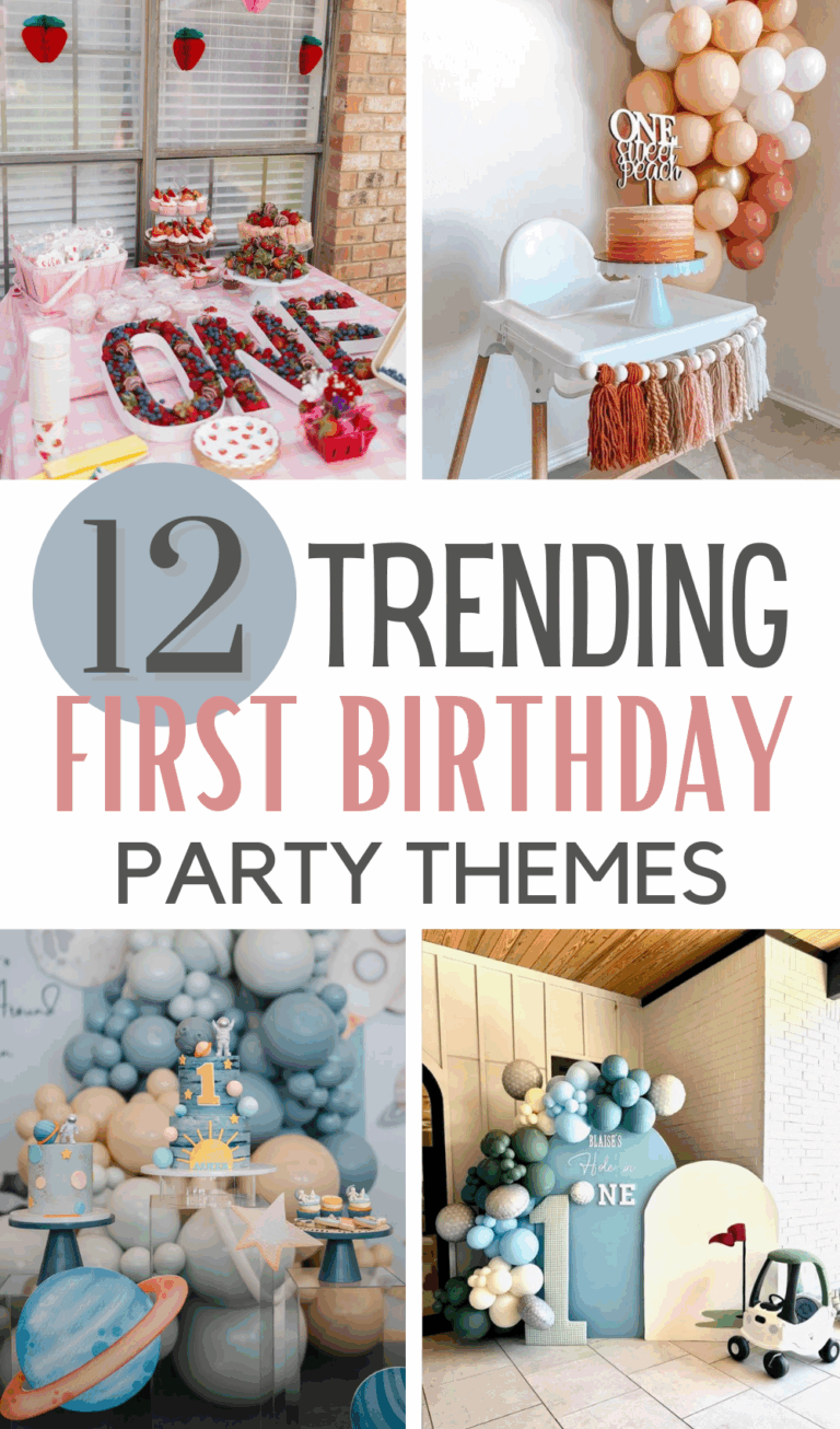 12 Trendy First Birthday Party Ideas Every Parent Will Love